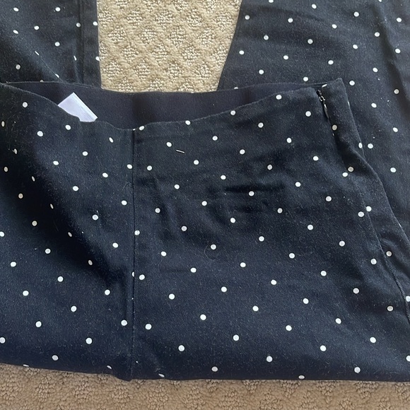 Old Navy Black and White Polka Dot Pants - Picture 4 of 5